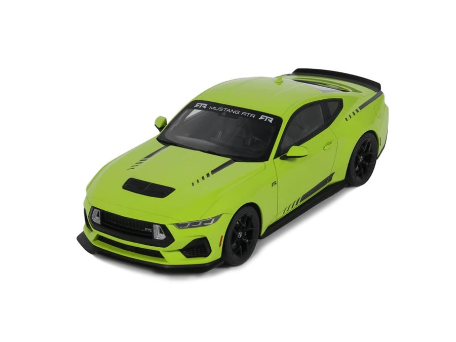 PRE-ORDER (4 Weeks) Ford Mustang RTR Spec-3 Yellow (Lime Green) 1:18 GT Spirit GT565 LIMITED