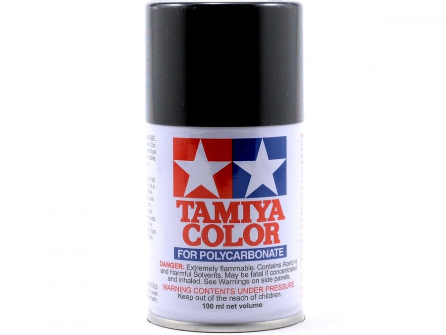 Tamiya PS-5 Black Lexan Spray Paint (100ml) for RC TAM86005