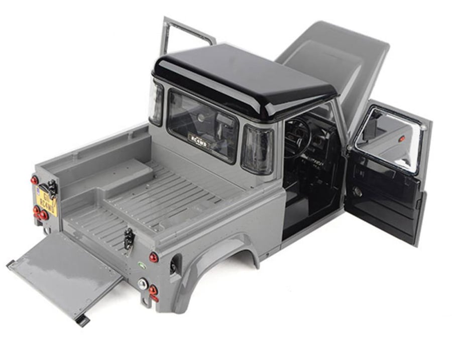 RC4WD Gelande II RTR 1/10 Scale Crawler w/2015 Land Rover Defender D90 Pick-Up Body (Grey) for RC Z-RTR0065