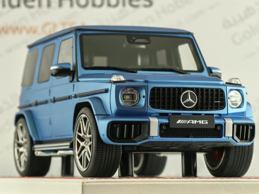 Mercedes-AMG G63 Hyper Blue Magno (Matte) 1:18 Dino Model DM EMG002A LIMITED 10 PCS