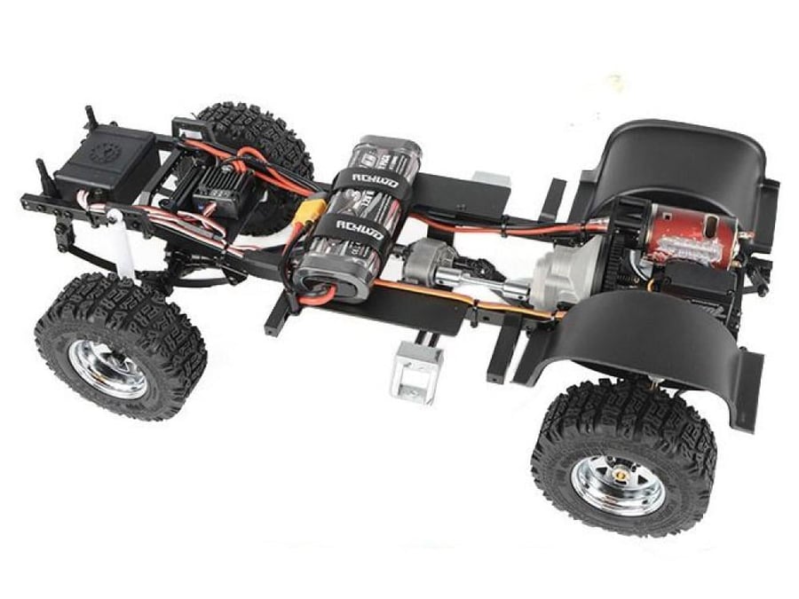 RC4WD Trail Finder 2 "LWB" 1/10 RTR 4WD Scale Truck w/Chevrolet K10 Scottsdale Hard Body (Scale Dept. Edition) w/2.4GHz Transmitter for RC Z-RTR0071