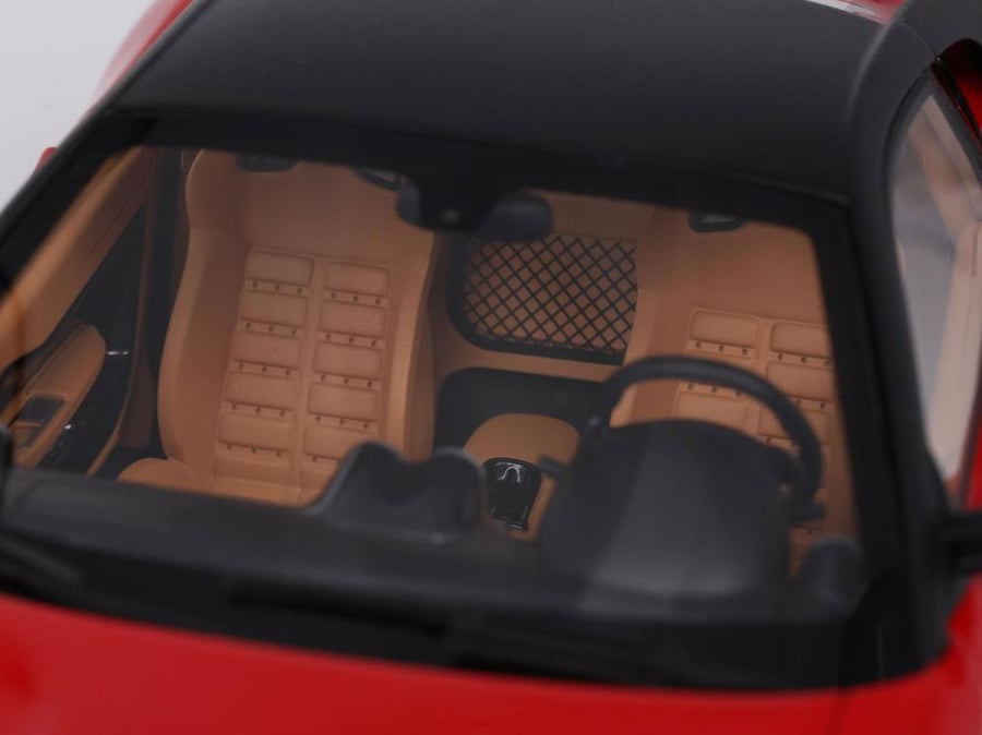 Ferrari 599 GTB Fiorano Automatic Gear Rosso Corsa Black Rims and Roof 1:18 BBR BBR1871A1 LIMITED 90 PCS Made In Italy