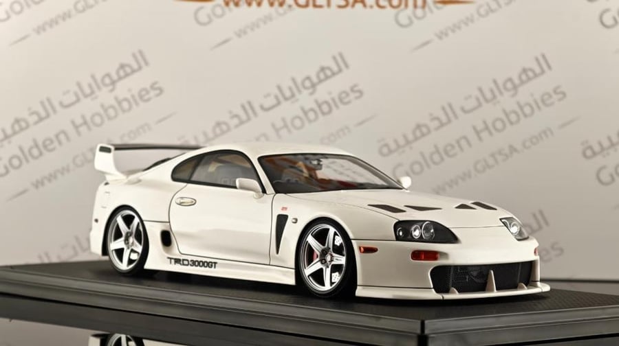 Toyota Supra (A80) TRD 3000GT White 1:18 Ignition Model IG3598