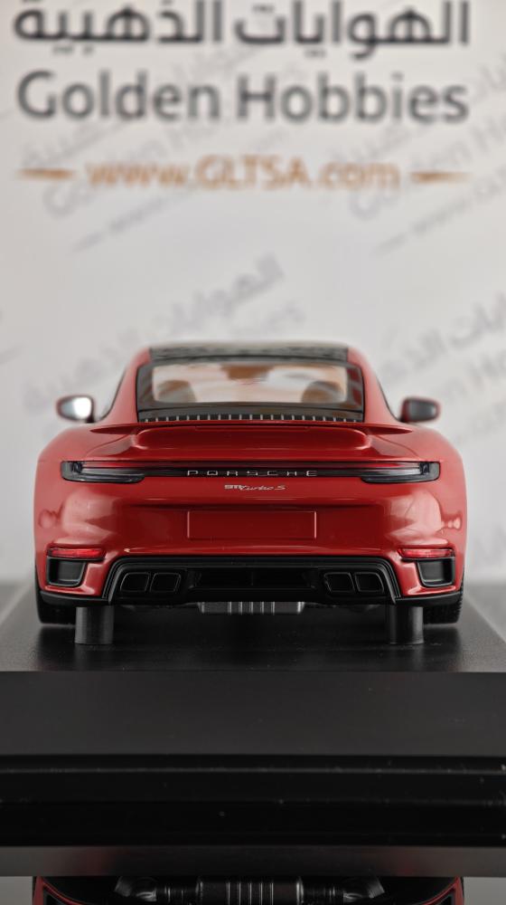 Porsche 911 (992) Turbo S Red 1:18 Minichamps 153069075 LIMITED 306 PCS