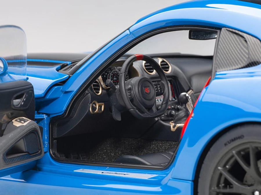 PRE-ORDER (4 Weeks) Dodge Viper ACR Competition Blue with Black Stripes 1:18 AUTOart 71734