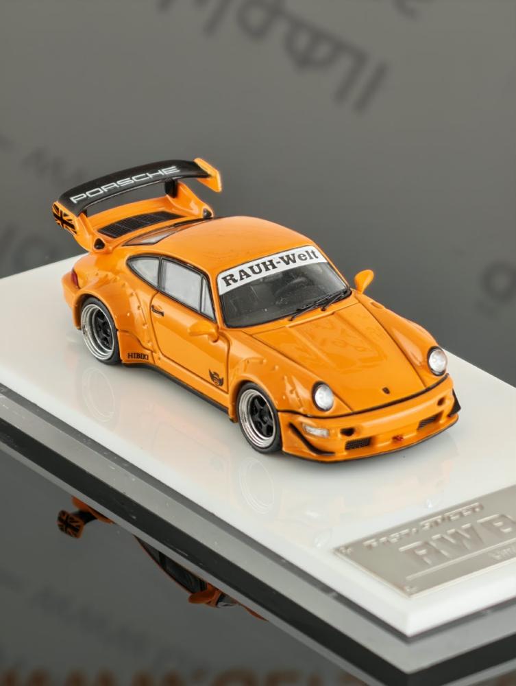 Porsche RWB 964 Orange 1:64 Fast & Speed LIMITED 499 PCS