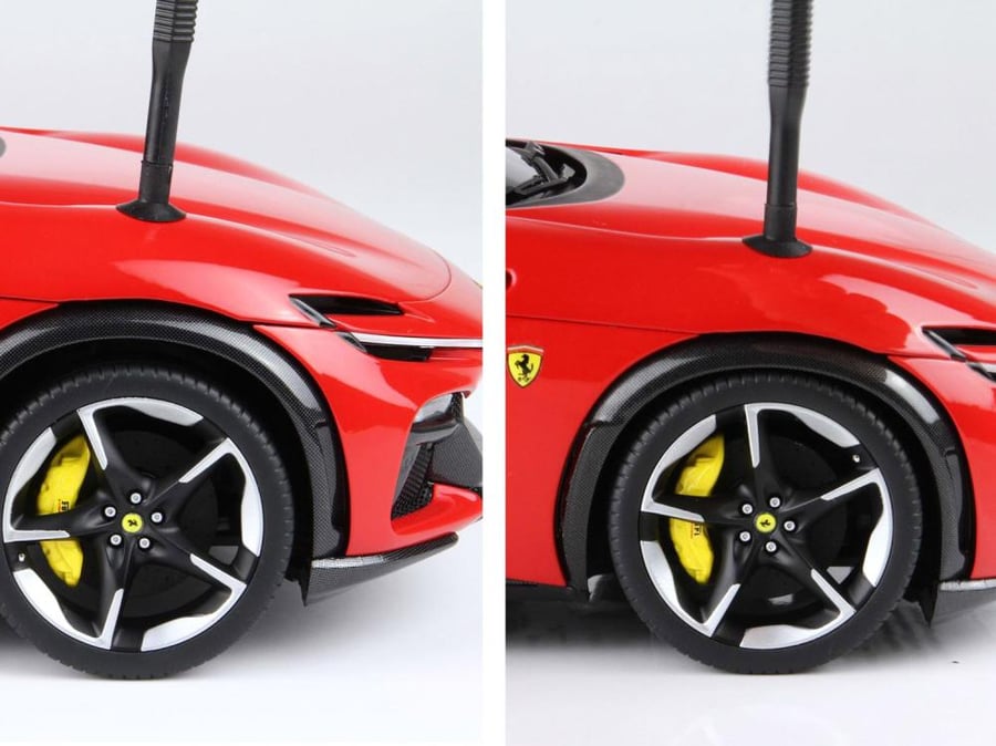 Ferrari Purosangue Diecast Panoramic Roof, Rosso Corsa, Luxury Pack 1:18 BBR HE180053BDIE LIMITED 340 PCS