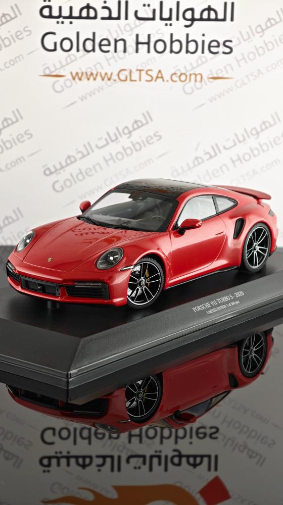 Porsche 911 (992) Turbo S Red 1:18 Minichamps 153069075 LIMITED 306 PCS