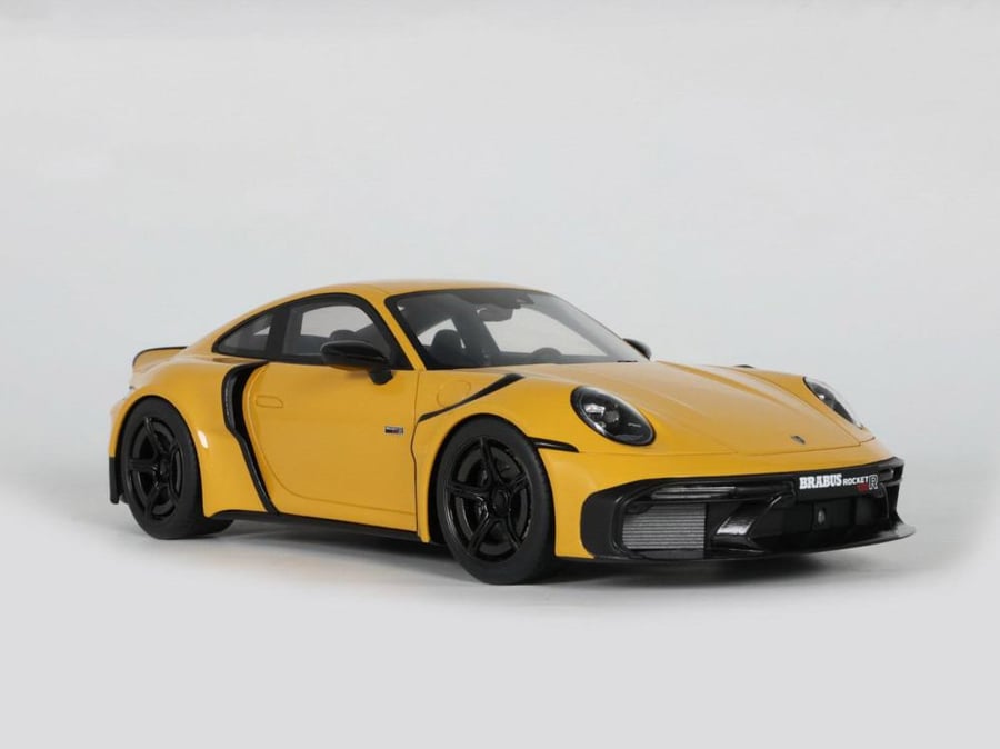 Porsche Brabus 900 Rocket-R Yellow 1:18 GT Spirit CLDC037
