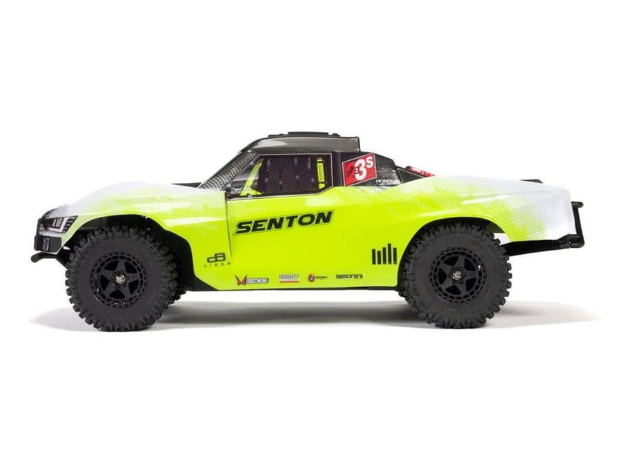 Arrma Senton 223S BLX 1/10 Brushless RTR 4X4 Short Course Truck (Yellow) for RC ARA4303V4T1 Without Battery/Charger