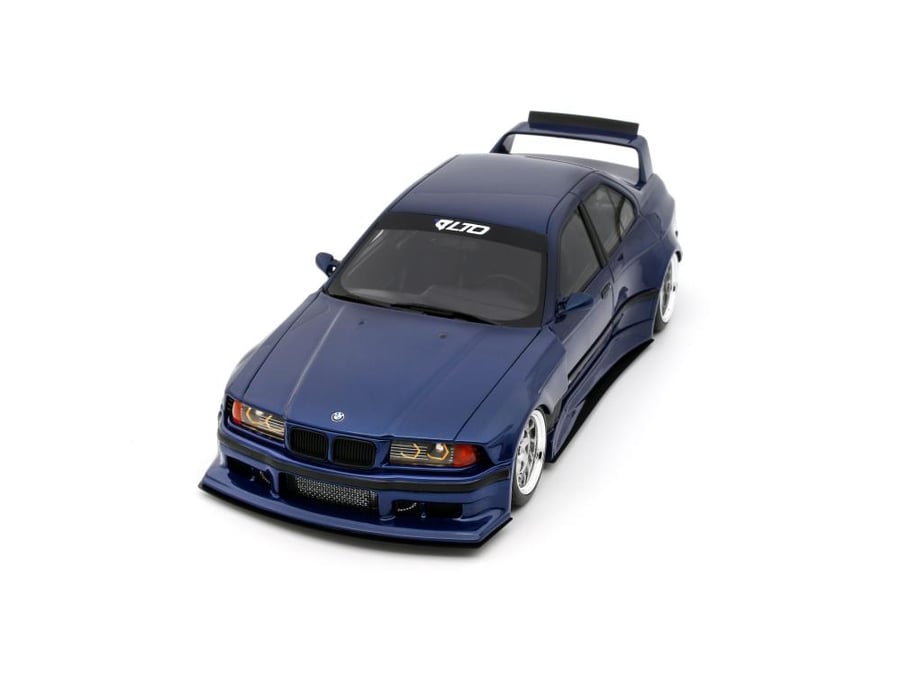 BMW E36 LTO Sedan Turbo Khyzyl Saleem Avus Blue 1:18 OTTOmobile OT1174 LIMITED 2500 PCS
