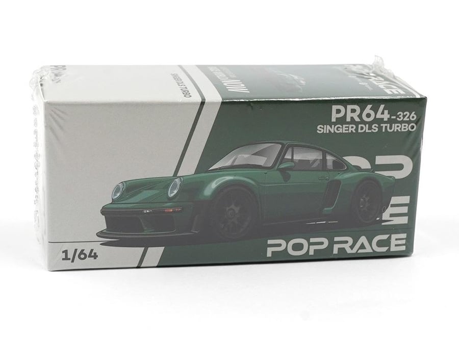 Porsche Singer DLS Turbo (Road) Green 1:64 Pop Race PR640326