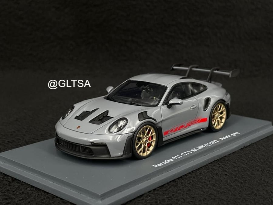 Porsche 911 (992) GT3 RS Arctic Grey 1:43 Schuco 43U00001