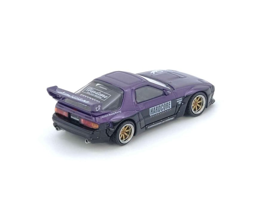 Mazda RX-7 (FC3S) “Pandem Rocket Bunny” Purple 1:64 Inno Models IN64-RX7FCP-PB