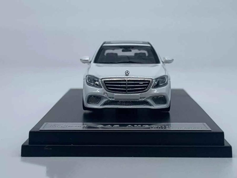 Mercedes-Benz S65 AMG W222 White 1:64 King Model KM002-03 LIMITED 999 PCS