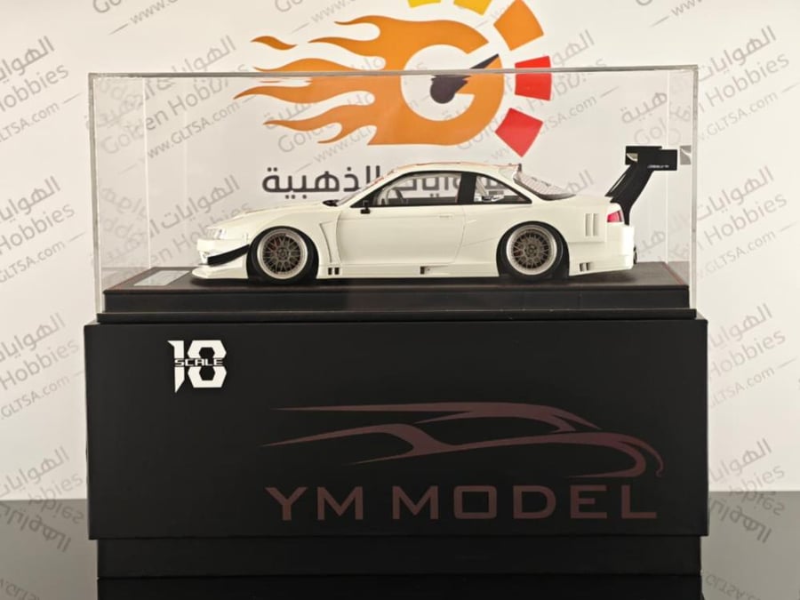Nissan Silvia S14 Seiji Ookawara White 1:18 YM Model LIMITED 99 PCS