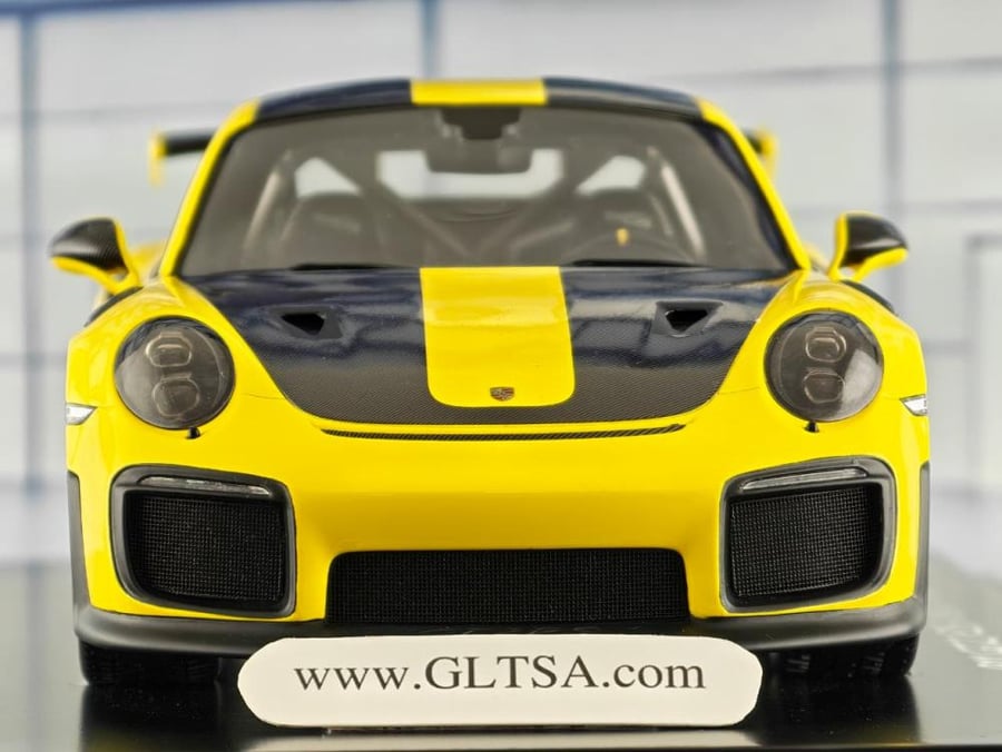 WITH NOTES Porsche 911 991 GT2 RS Weissach Package Yellow Black 1:18 Spark WAP0211520J LIMITED 1911 PCS