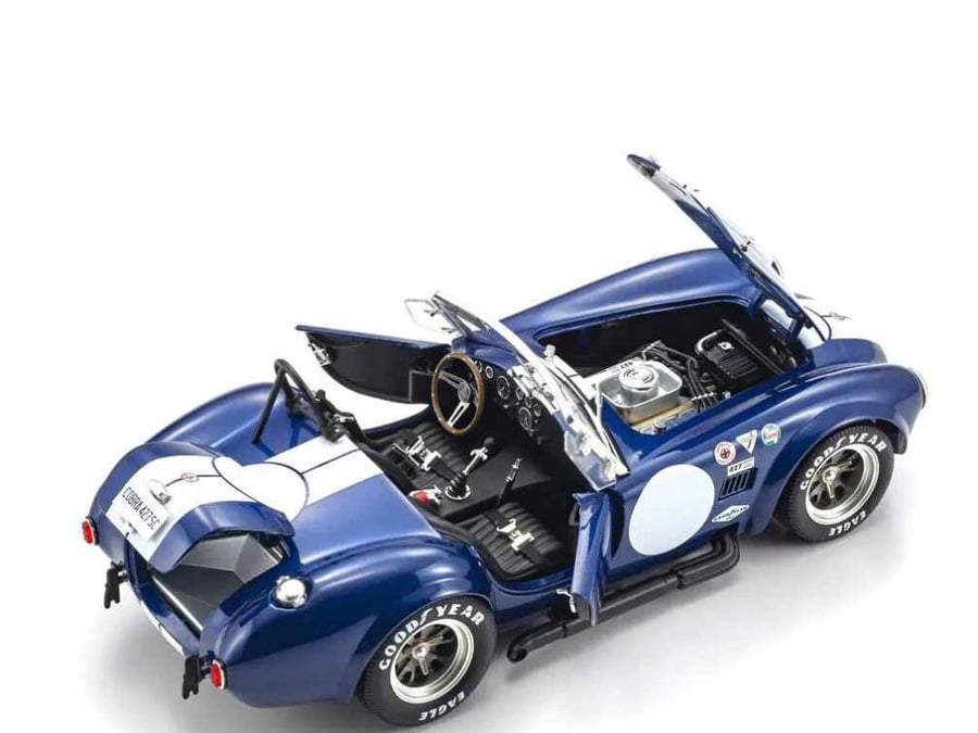 Pre-Order 3-5 WEEKS -Ford Shelby Cobra 427S/C Blue White 1:18 Kyosho KS08048BLMW