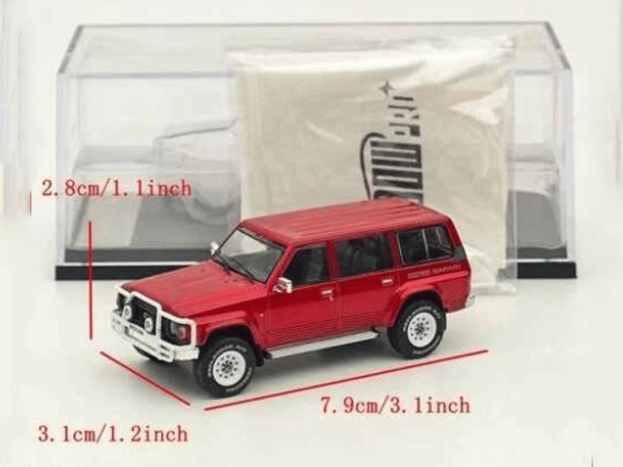 Nissan Patrol (Y60) LHD Burgundy Red 1:64 Shadow Pro