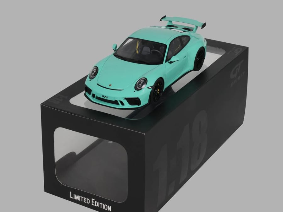 Porsche 911 (991 II) GT3 Mint Green 1:18 GT Spirit GT550 LIMITED 999 PCS