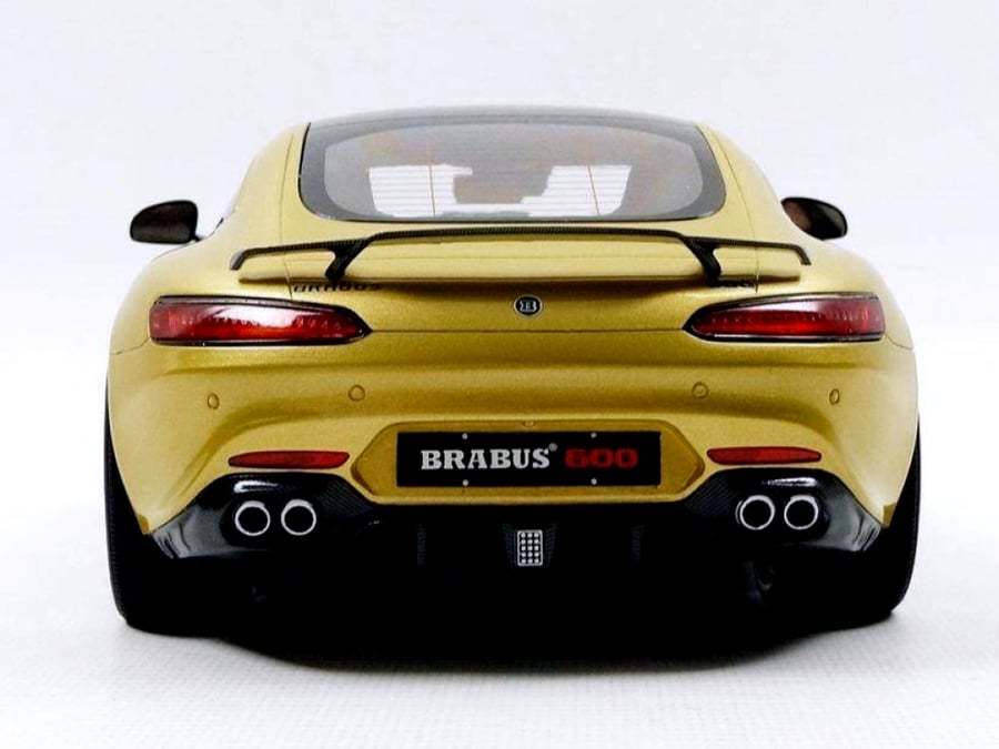 PRE-OWNED Brabus 600 Coupe Mercedes-Benz AMG GT S Gold Metallic 1:18 Minichamps 107032522 LIMITED 333 PCs