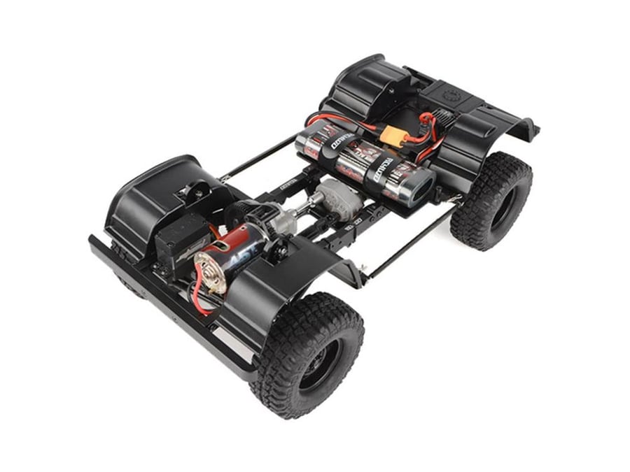 RC4WD Gelande II RTR 1/10 Scale Crawler w/2015 Land Rover Defender D90 Pick-Up Body (Grey) for RC Z-RTR0065
