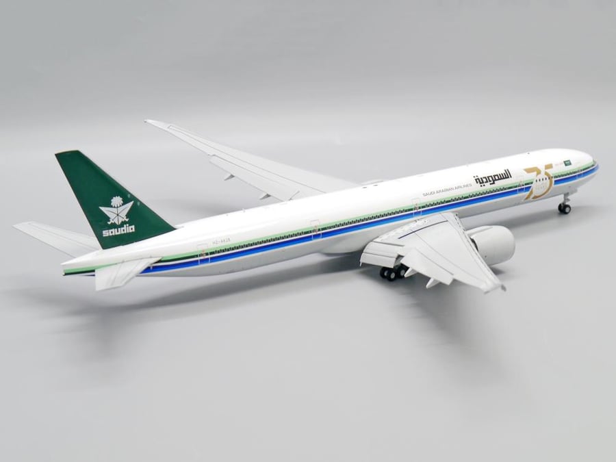 Saudi Arabian Airlines Boeing 777-300(ER) Retro Flaps Down HZ-AK28 1:200 JC Wings LH2336A