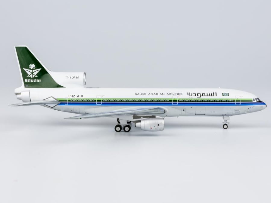 PRE-ORDER (2 Weeks) Saudi Arabian Airlines Lockheed L-1011-200 Polished Belly HZ-AHI 1:400 NG Models 32009
