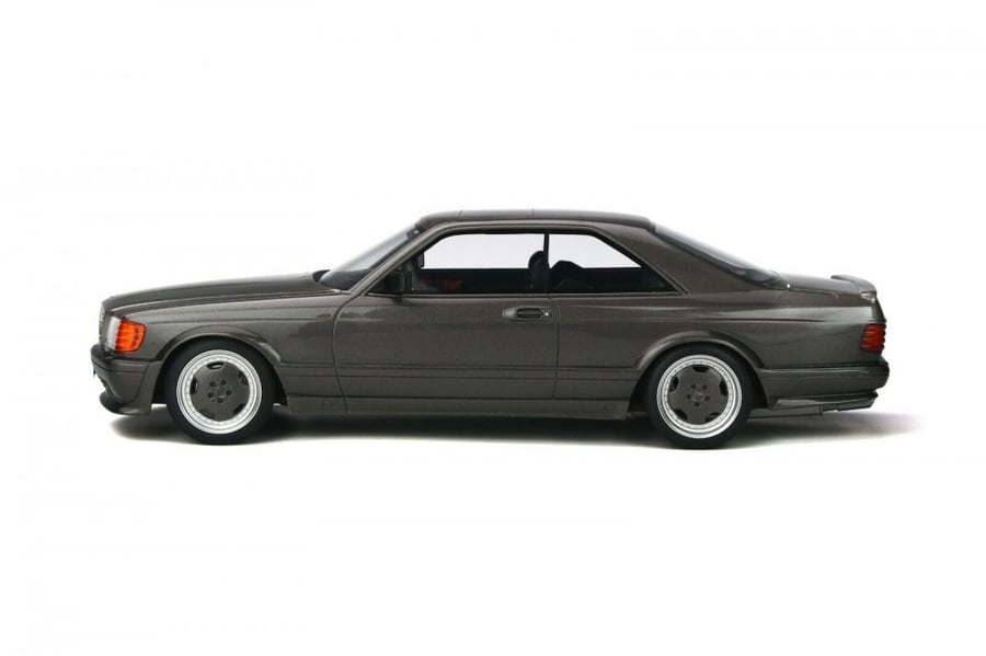 RARE MERCEDES-BENZ 560SEC C126 AMG 1987 ANTHRACITE GREY 1:18 Otto OT823