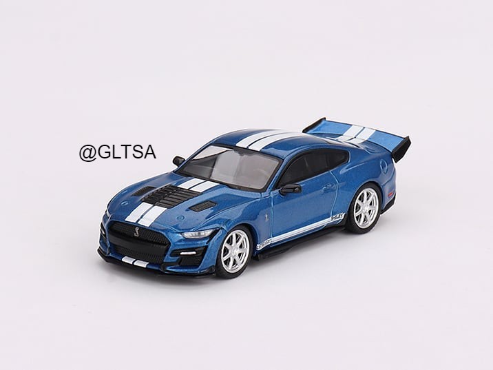 Shelby GT500 Dragon Snake Concept Ford Performance Blue 1:64 MINI GT MGT00568-CH