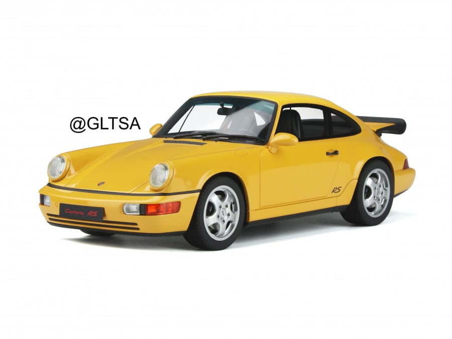 Porsche 964 RS America Yellow 1:18 GT Spirit GT385 LIMITED 999 PCS