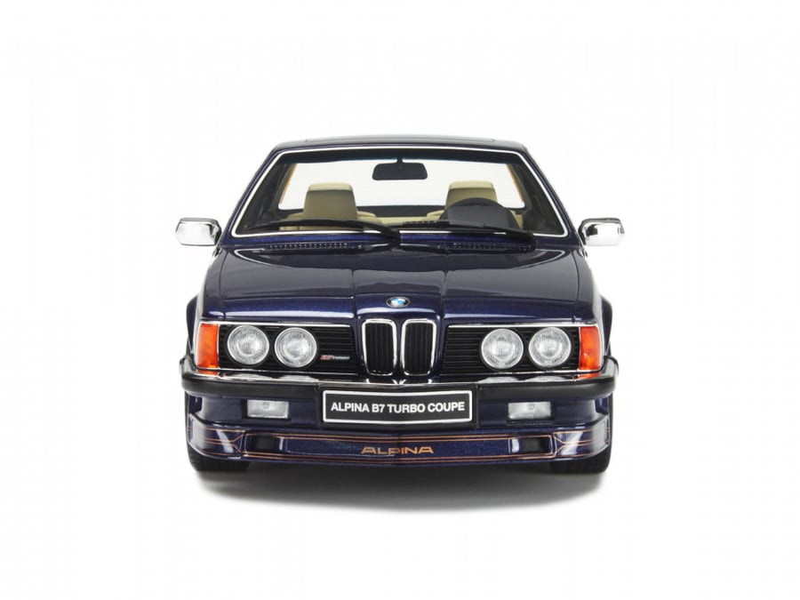 RARE BMW 6-Series Alpina B7 Bi-Turbo Coupe 1985 Dark Blue 1:18 OTTOmobile OT163 LIMITED 3000 PCS