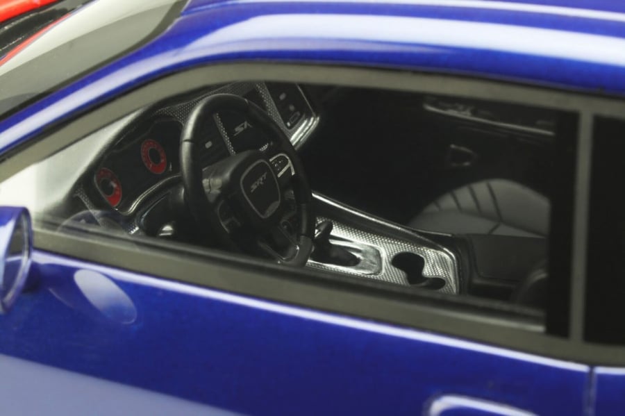 RARE PRE-OWNED DODGE CHALLENGER SUPER 2021 INDIGO BLUE 1:18 GT Spirit GT362 LIMITED