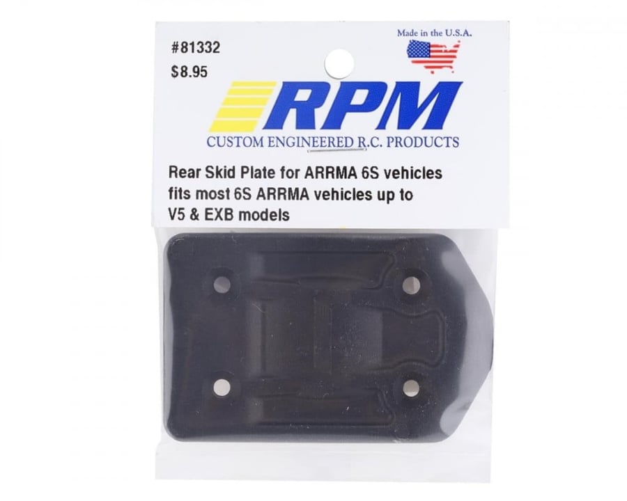 RPM ARRMA 6S Kraton/Outcast Rear Skid Plate For RC RPM81332