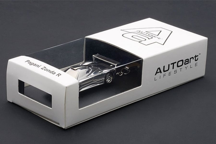 PAGANI ZONDA R (ALUMINUM CAR KEYCHAIN) AUTOart 1:87 41626