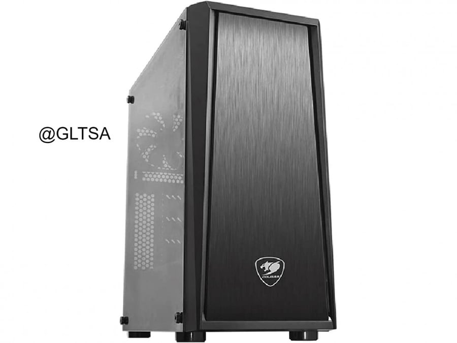 Cougar MX340 Mid Tower Side tempered glass; 2 x Air filters (top and bottom)