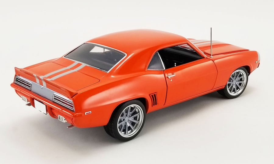 Chevrolet 1969 Camaro Restomod Orange 1:18 ACME A1805720 LIMITED 800 PCs