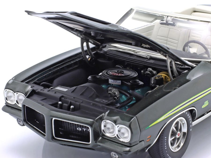 Pontiac GTO Judge Convertible 1971 Laurentian Green 1:18 ACME A1801223 LIMITED 252 PCS