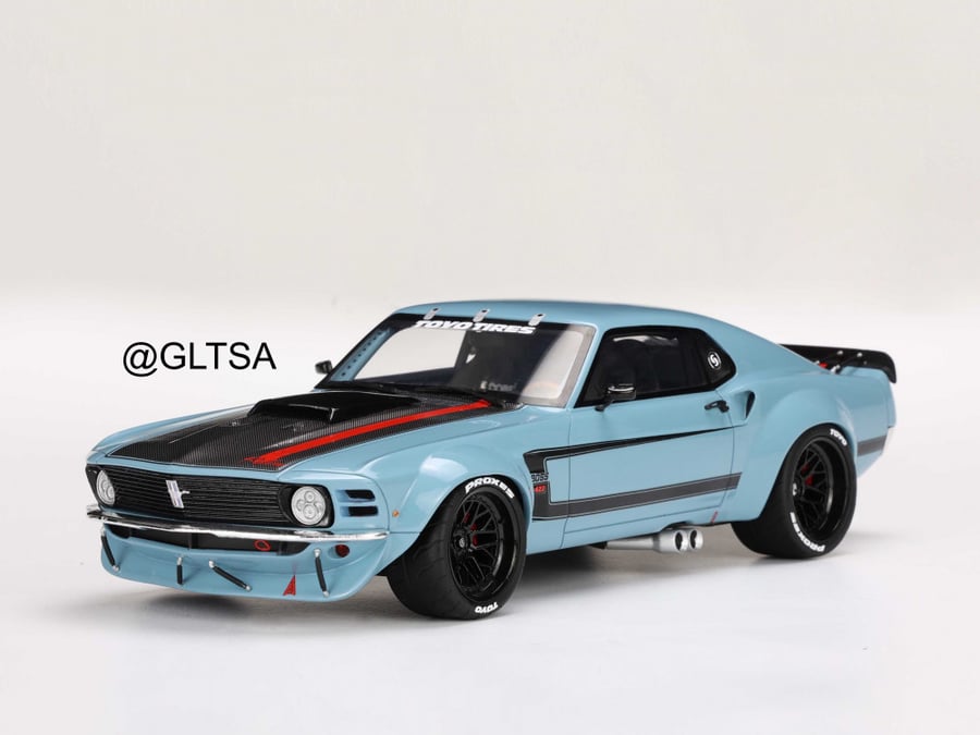 Ford Mustang Ruffian 1970 Cavalry Blue 1:18 GT Spirit GT426 LIMITED EDITION