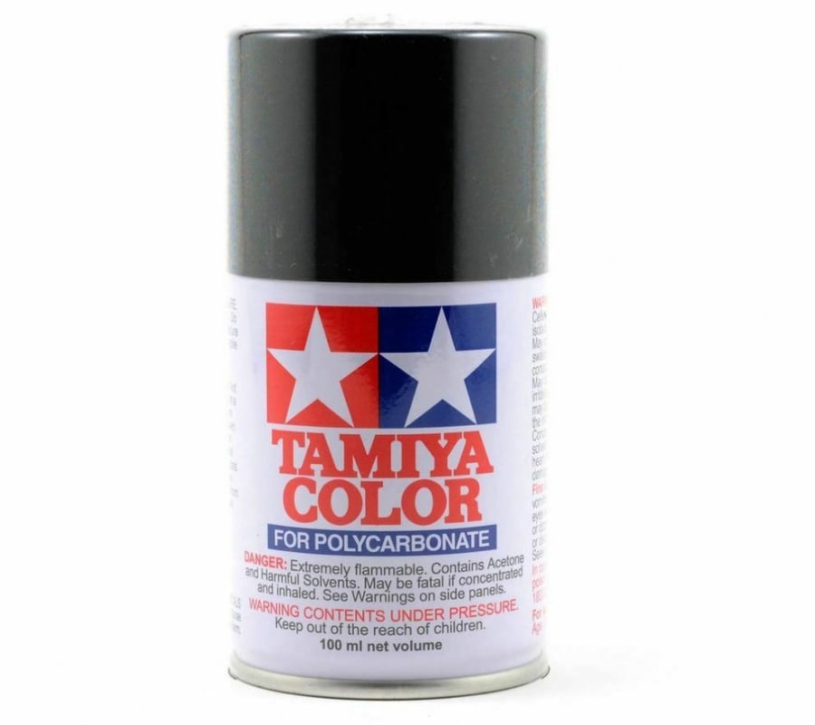 Tamiya PS-23 Gun Metal Lexan Spray Paint (100ml) for RC TAM86023