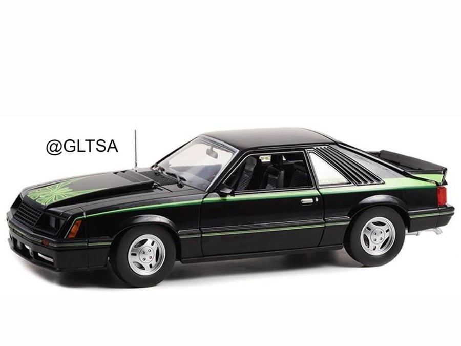 Ford Mustang Cobra 1980 Black 1:18 Greenlight 13603