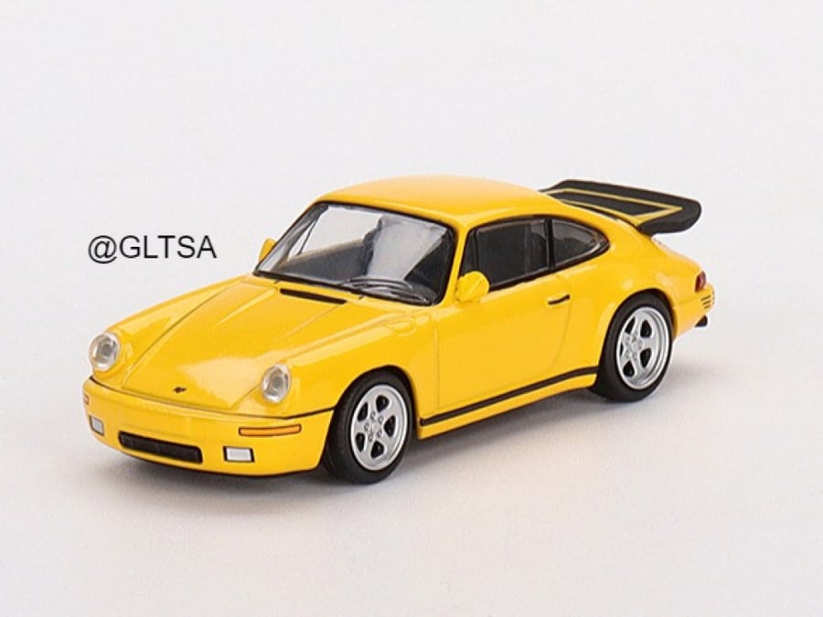 Porsche RUF CTR 1987 Blossom Yellow 1:64 MINI GT MGT00419-L