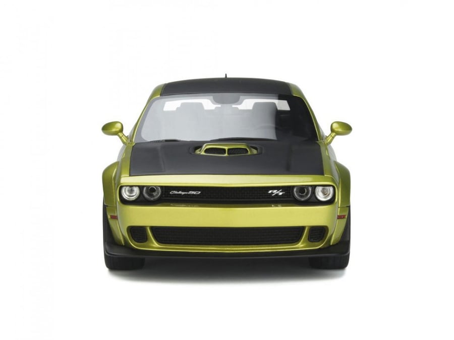 Dodge Challenger R/T Scat Pack Widebody 50th Anniversary Green 1:18 GT Spirit GT411 LIMITED 999 PCS