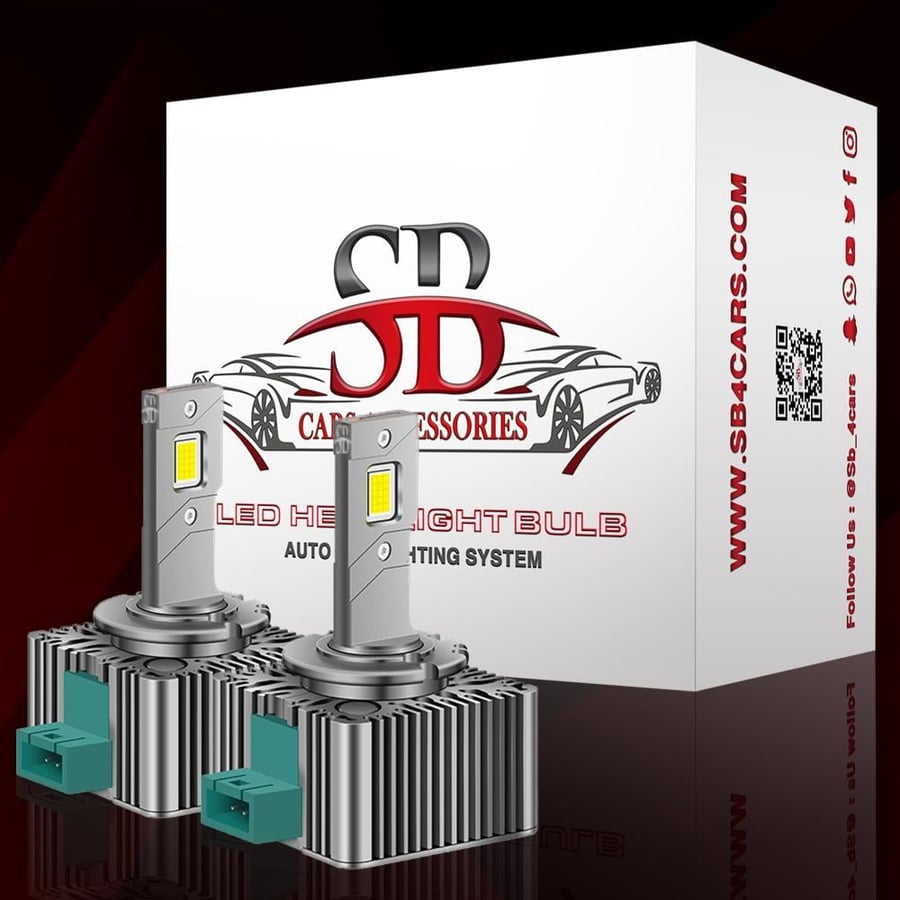 لمبات ليد بديل الزنن D SERIES لون 6000K مقاسات D3S-D4S-D2S-D1S