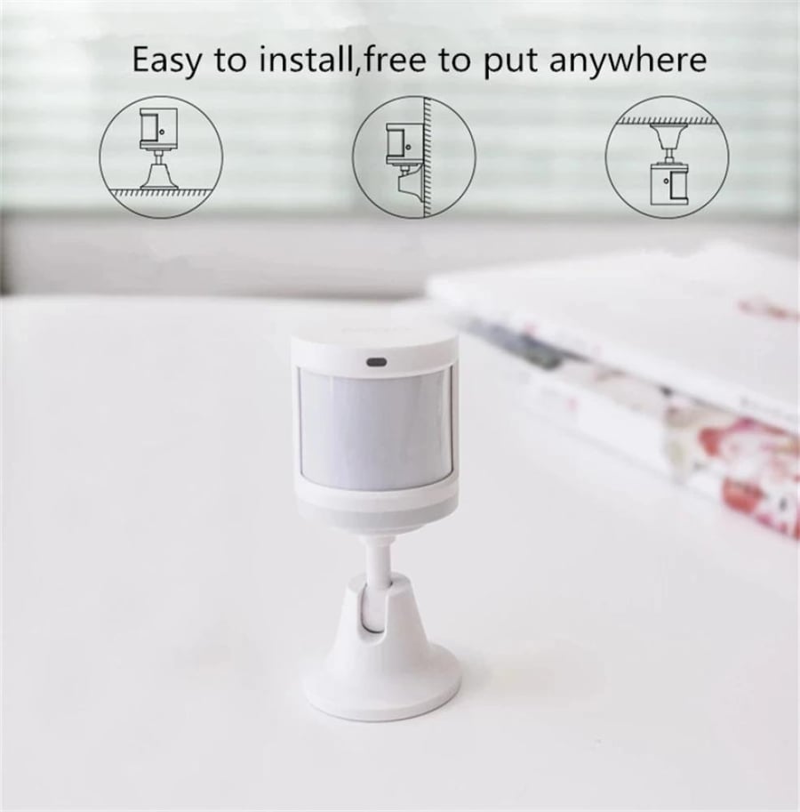 مستشعر جسم PIR مدمج Zigbee مع حامل - أبحر أونلاين