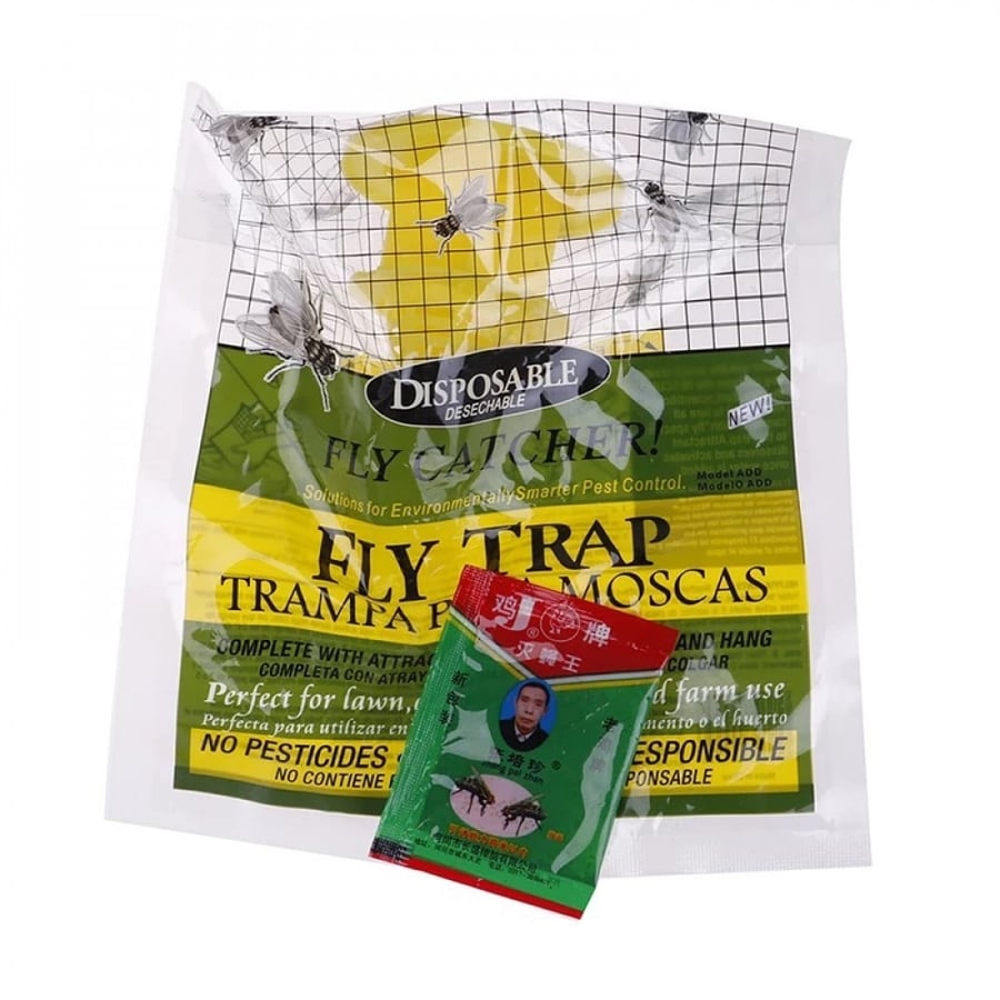 Disposable Fly Trap Non Toxic Outdoor Insect Killer Catcher Bag Pest Control Mosquito Trap Wasp Insect Killer Attractant