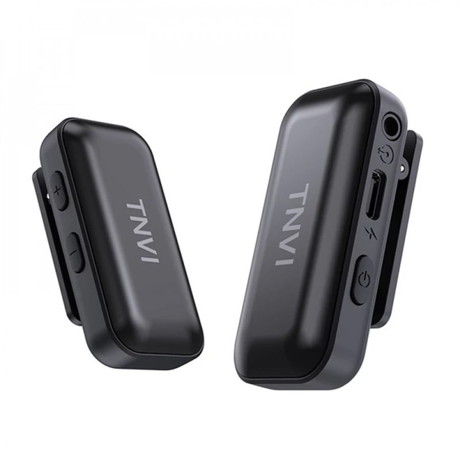Portable Wireless Lavalier Microphone System 50m Range Interview Vlog Live Recording for iPhone Android ipad Camera mini Mic