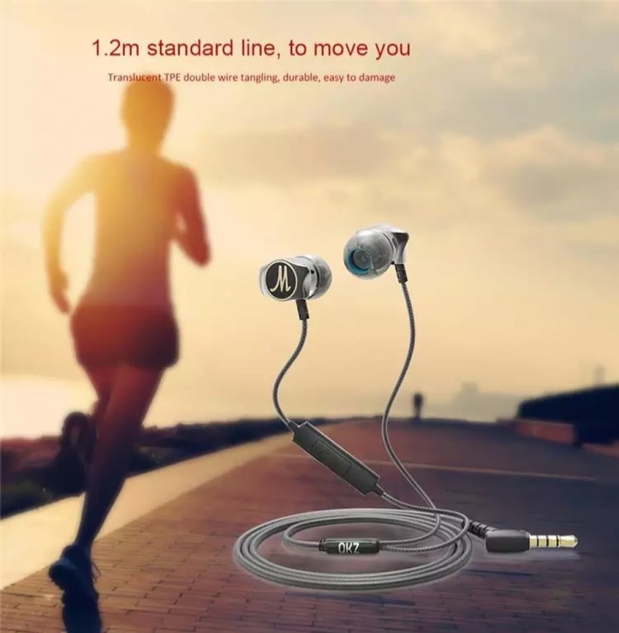 QKZ DM7 سماعة أذن هاي فاي عالية الدقة مطلية بالذهب وعازل للضوضاء (إصدار خاص)