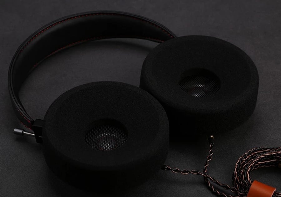 سماعة رأس سلكية HiFi فوق الأذن مفتوحة من الخلف مزودة بمجموعة كاملة من المعدن صوت عالي الجودة