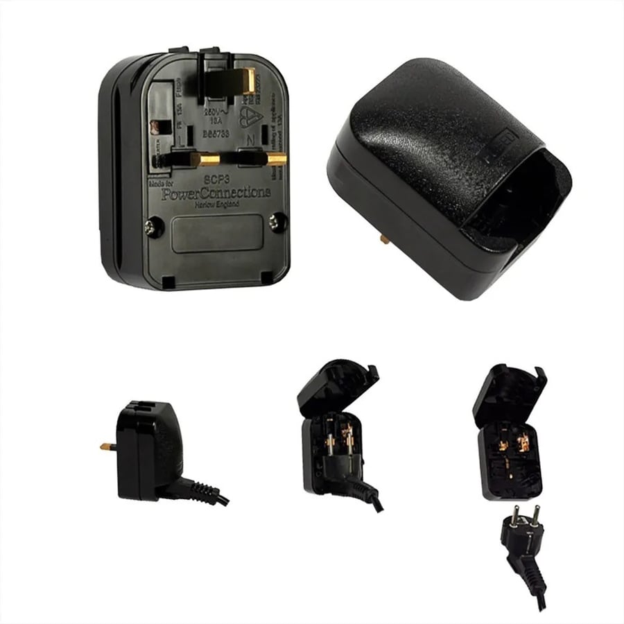 Universal 13A 250V HK Singapore Malaysia United Kingdom power cord online cable converter connector EU to UK adapter fused plug
